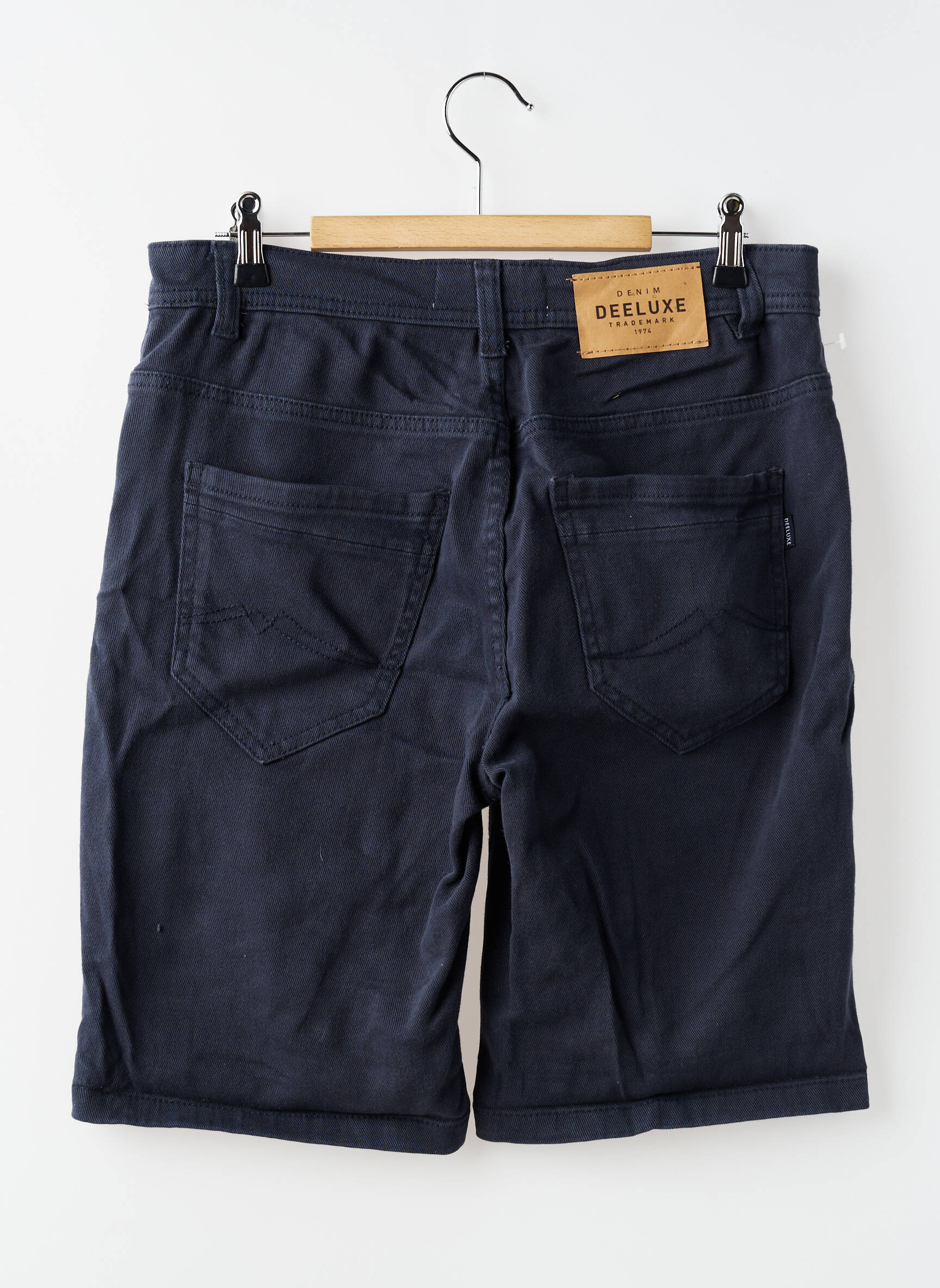Bermuda stretch taille normale bleu DEELUXE homme