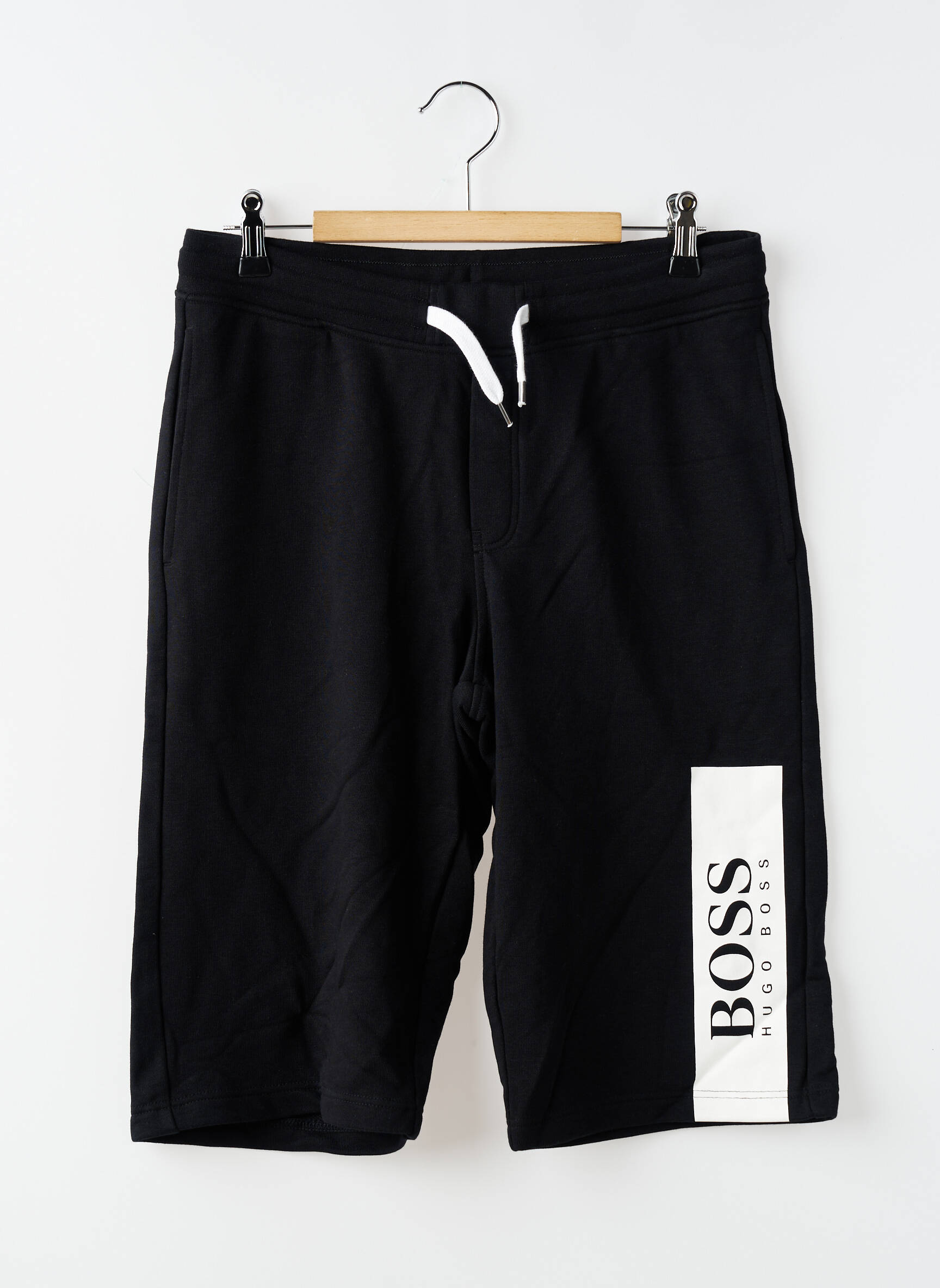 Bermuda taille élastique taille élastique noir HUGO BOSS garçon