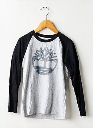 T-shirt manches longues manches longues gris TIMBERLAND garçon