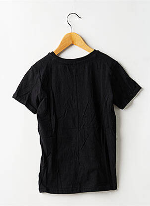 T-shirt stretch manches courtes noir DEELUXE garçon