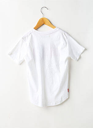 T-shirt stretch manches courtes blanc DEELUXE garçon