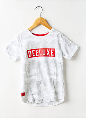 T-shirt stretch manches courtes gris DEELUXE garçon