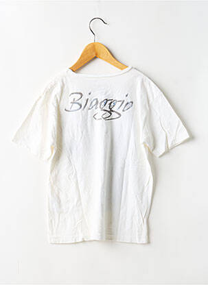 T-shirt stretch manches courtes beige BIAGGIO garçon