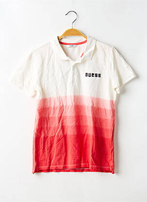 Polo stretch manches courtes beige GUESS garçon