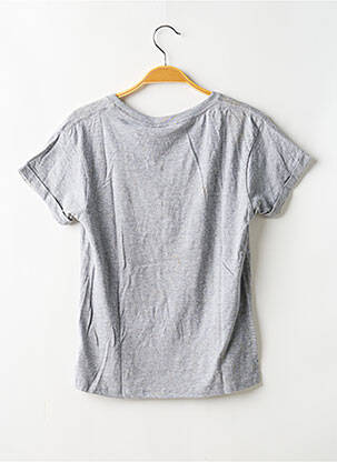 T-shirt stretch manches courtes gris ELEVEN PARIS garçon