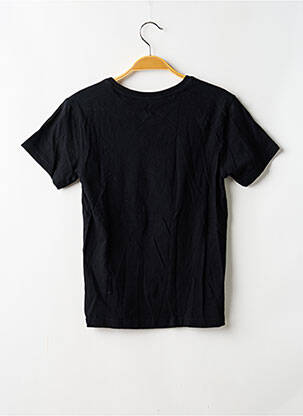 T-shirt stretch manches courtes noir DEELUXE garçon