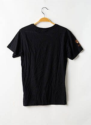 T-shirt stretch manches courtes noir DEELUXE garçon