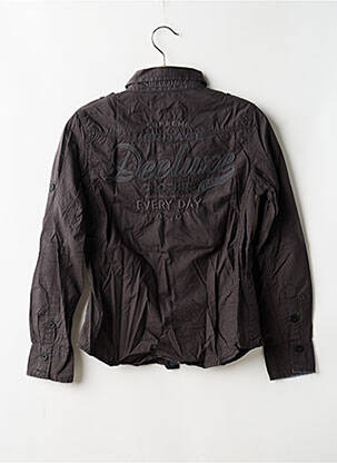 Chemise manches longues coupe cintrée gris DEELUXE garçon