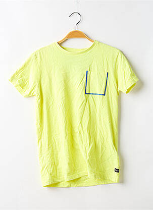 T-shirt stretch manches courtes jaune PETROL INDUSTRIES garçon