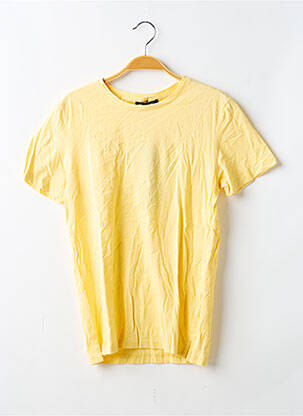 T-shirt stretch manches courtes jaune UNIPLAY homme