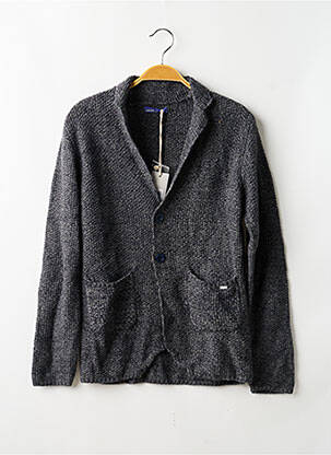 Gilet manches longues fermeture boutonnée sur le devant gris GAUDI garçon