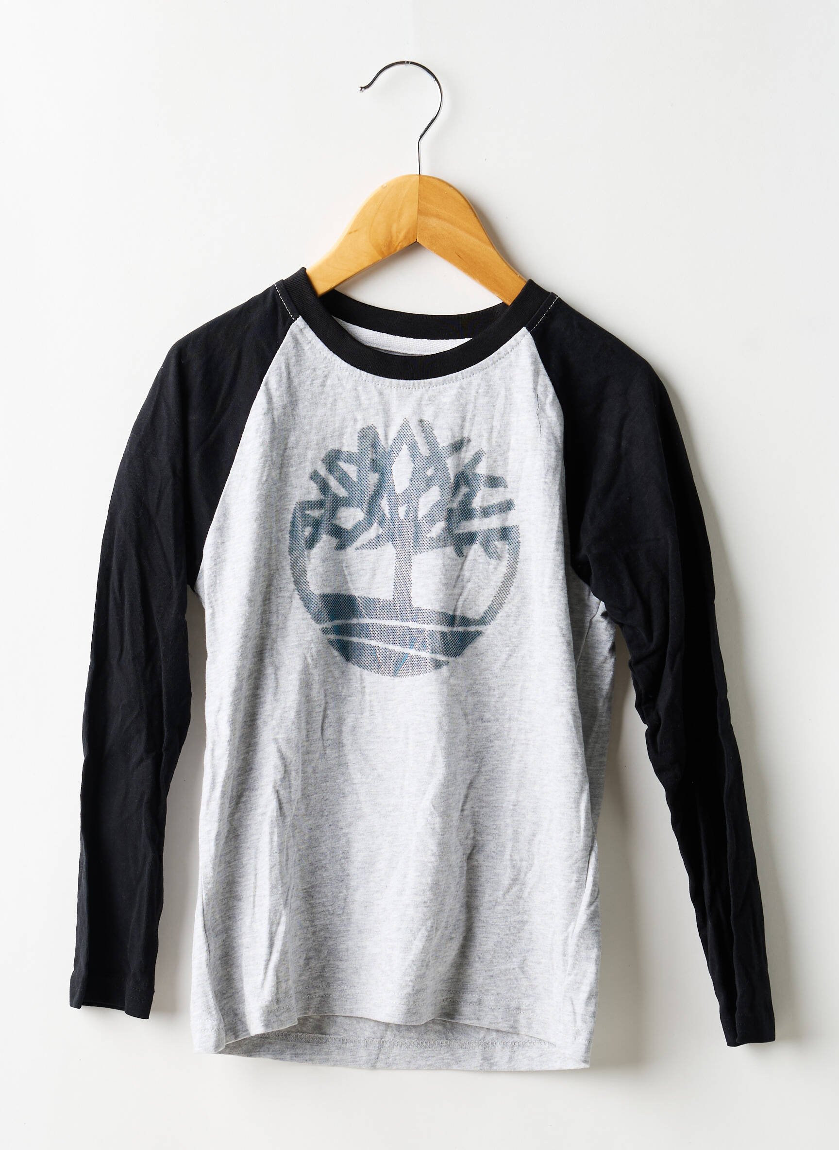 T-shirt manches longues manches longues gris TIMBERLAND garçon