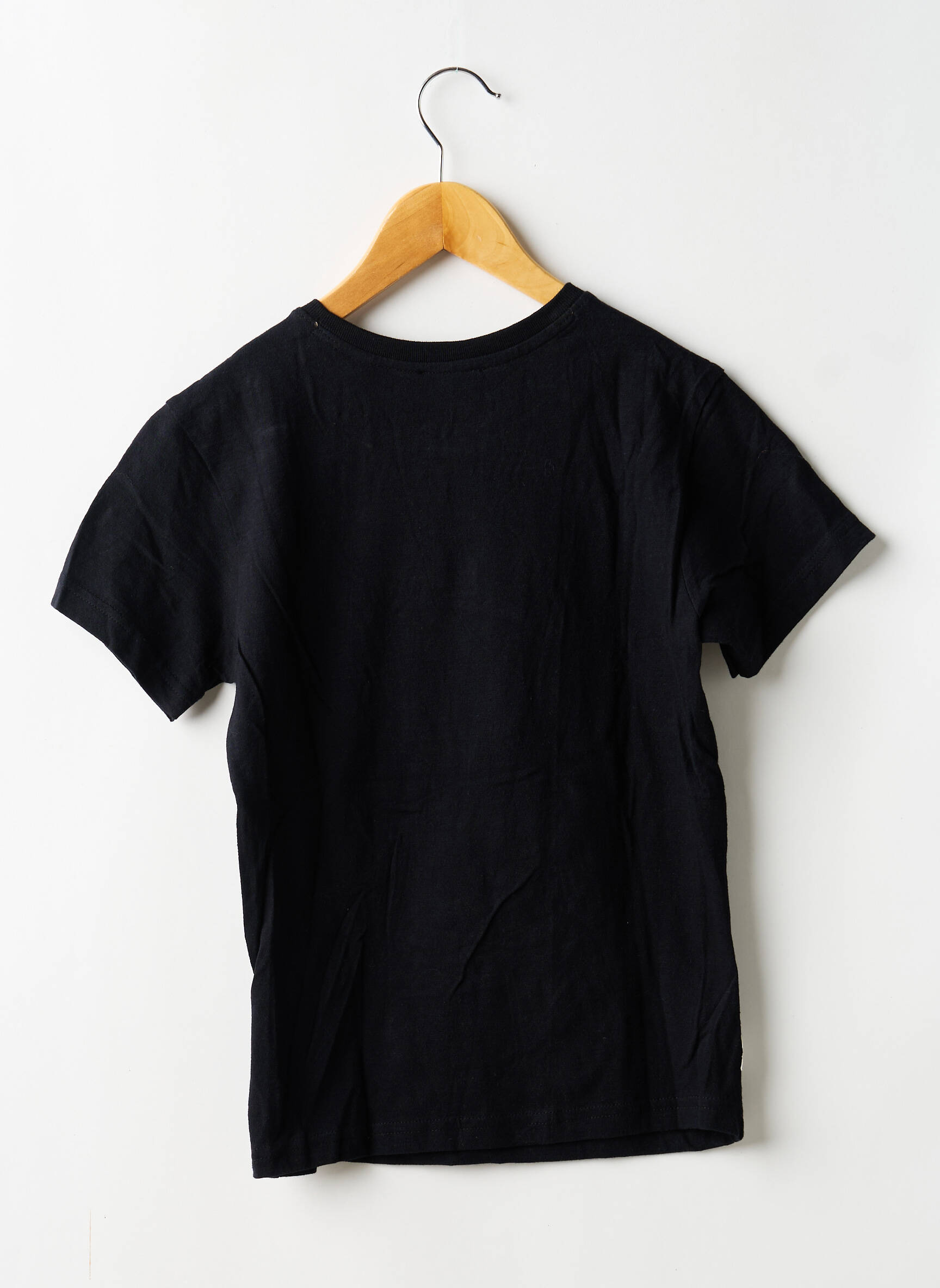 T-shirt stretch manches courtes noir DEELUXE garçon