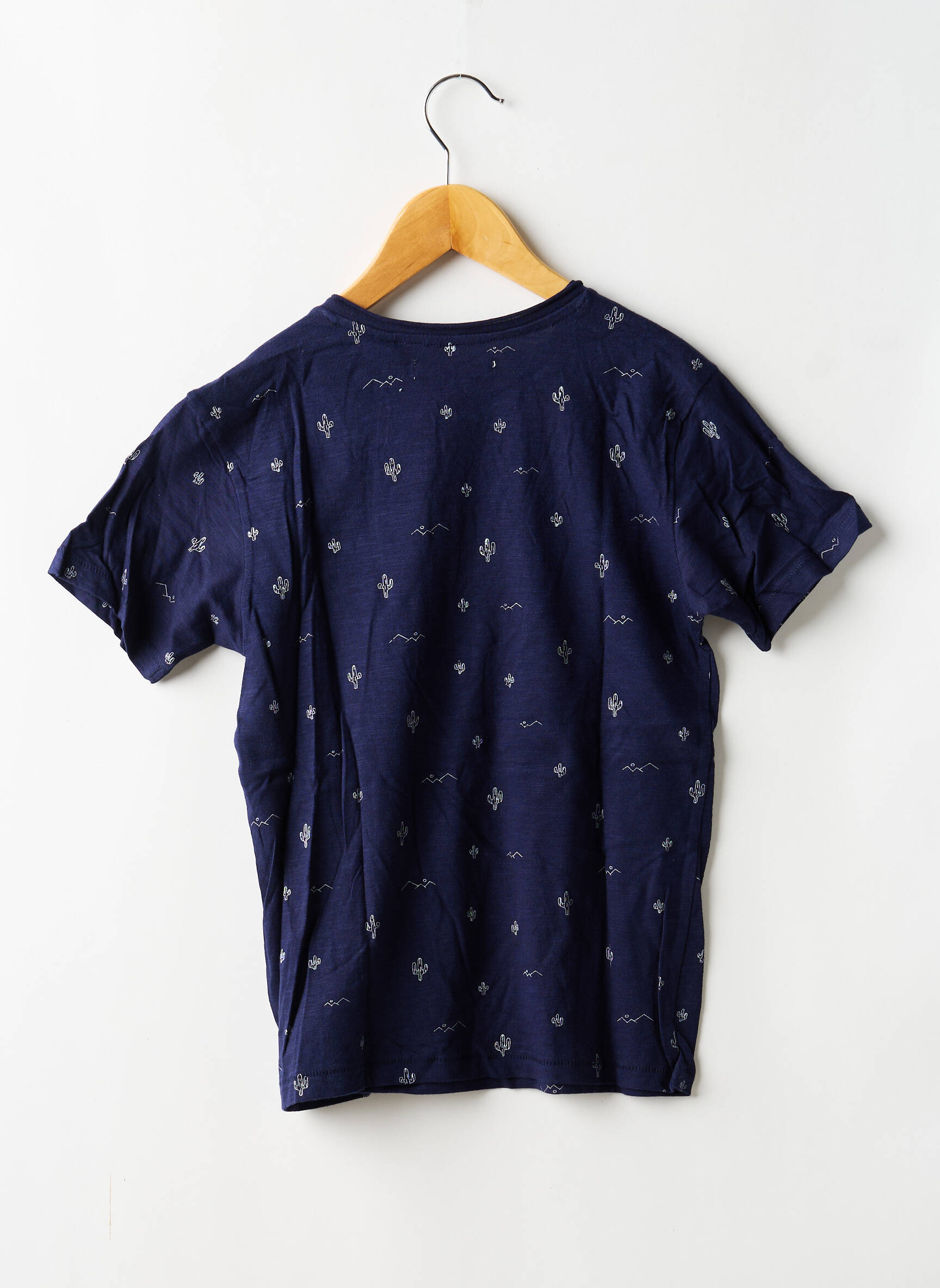 T-shirt tissage jersey manches courtes bleu DEELUXE garçon