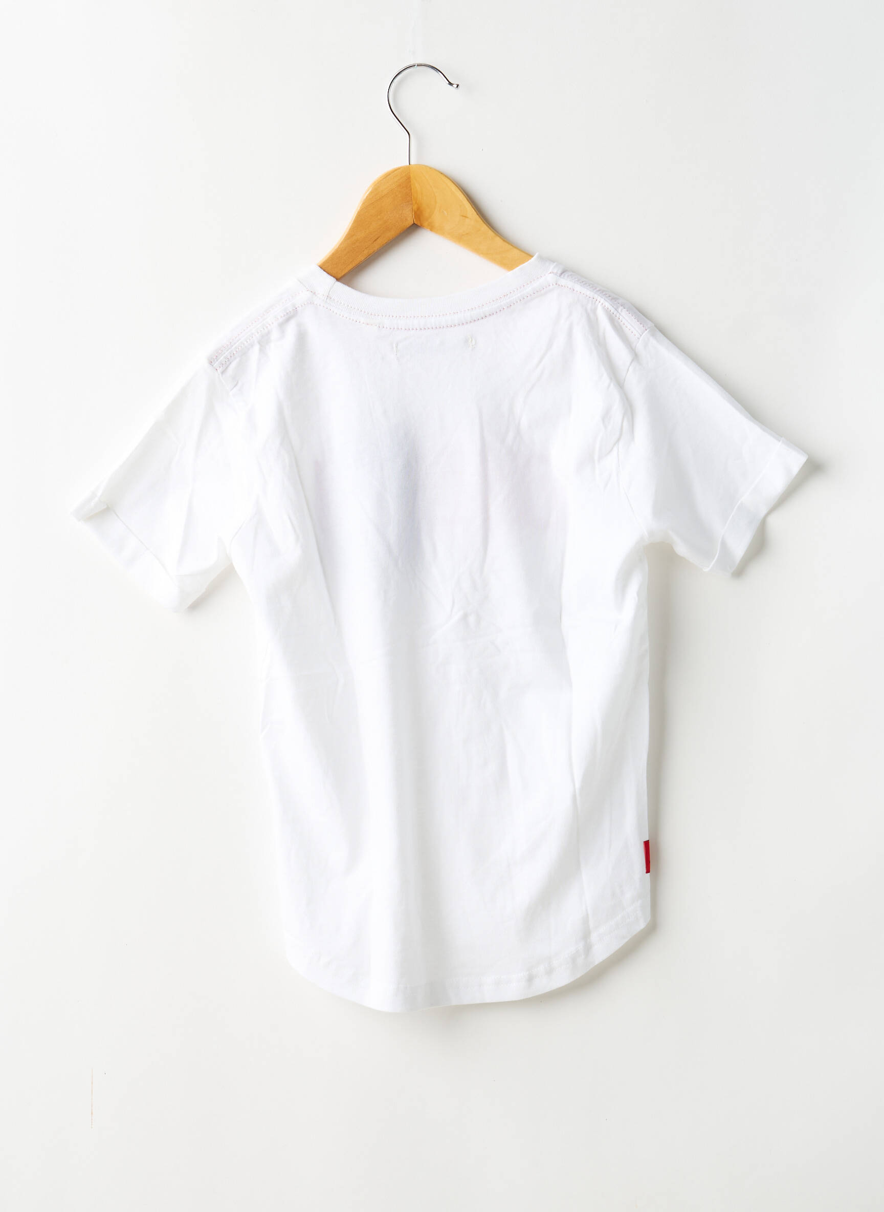 T-shirt stretch manches courtes blanc DEELUXE garçon