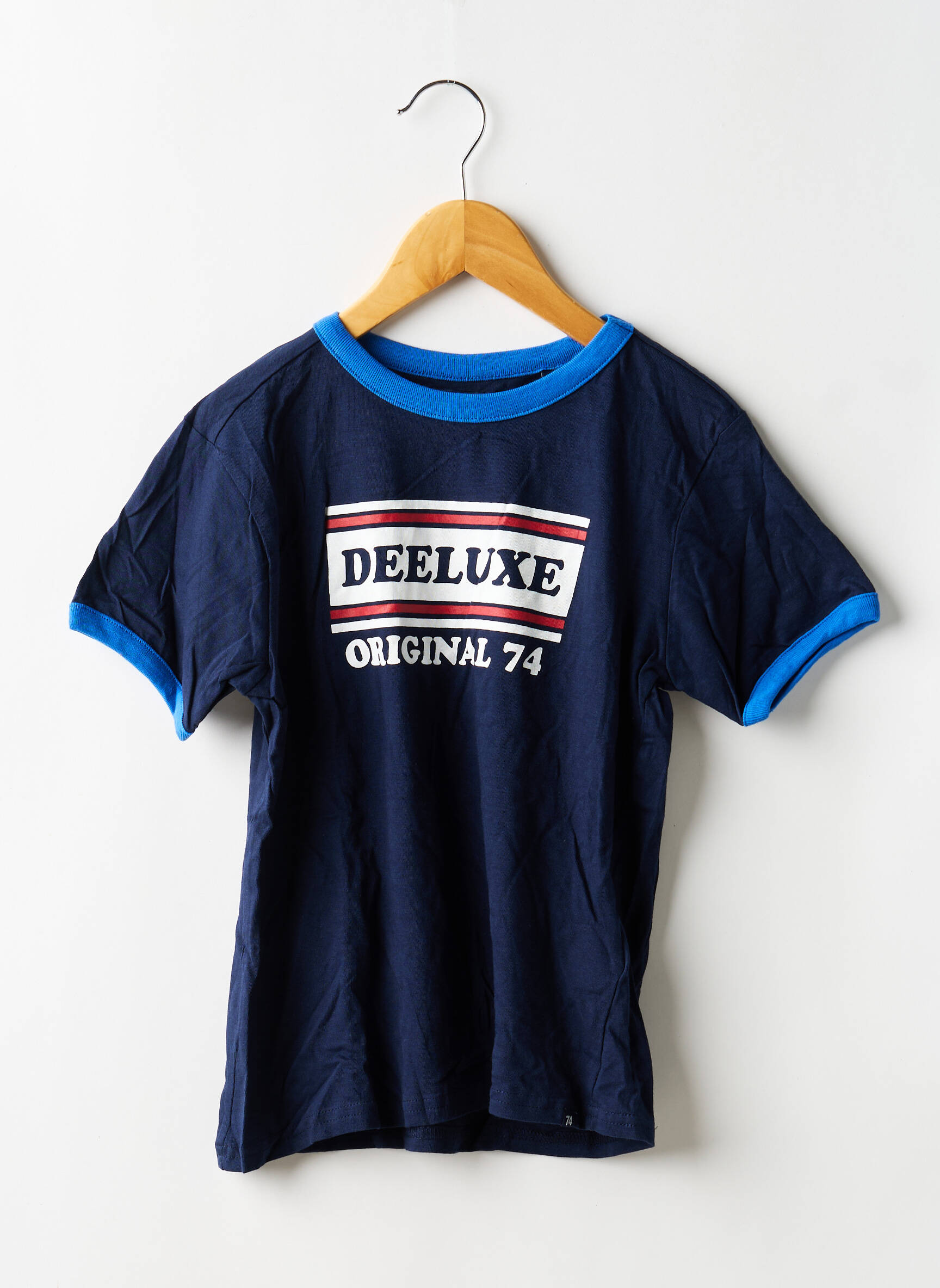 T-shirt stretch manches courtes bleu DEELUXE garçon