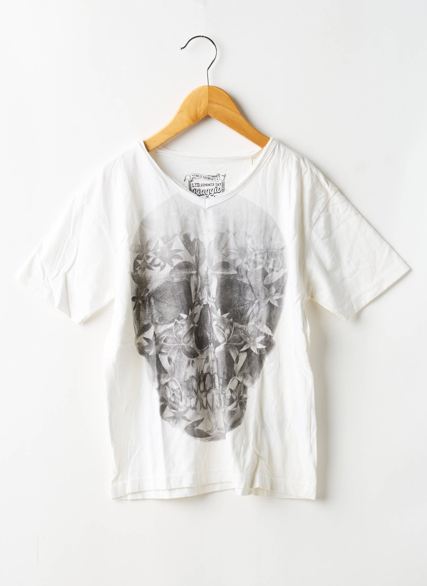T-shirt stretch manches courtes beige BIAGGIO garçon
