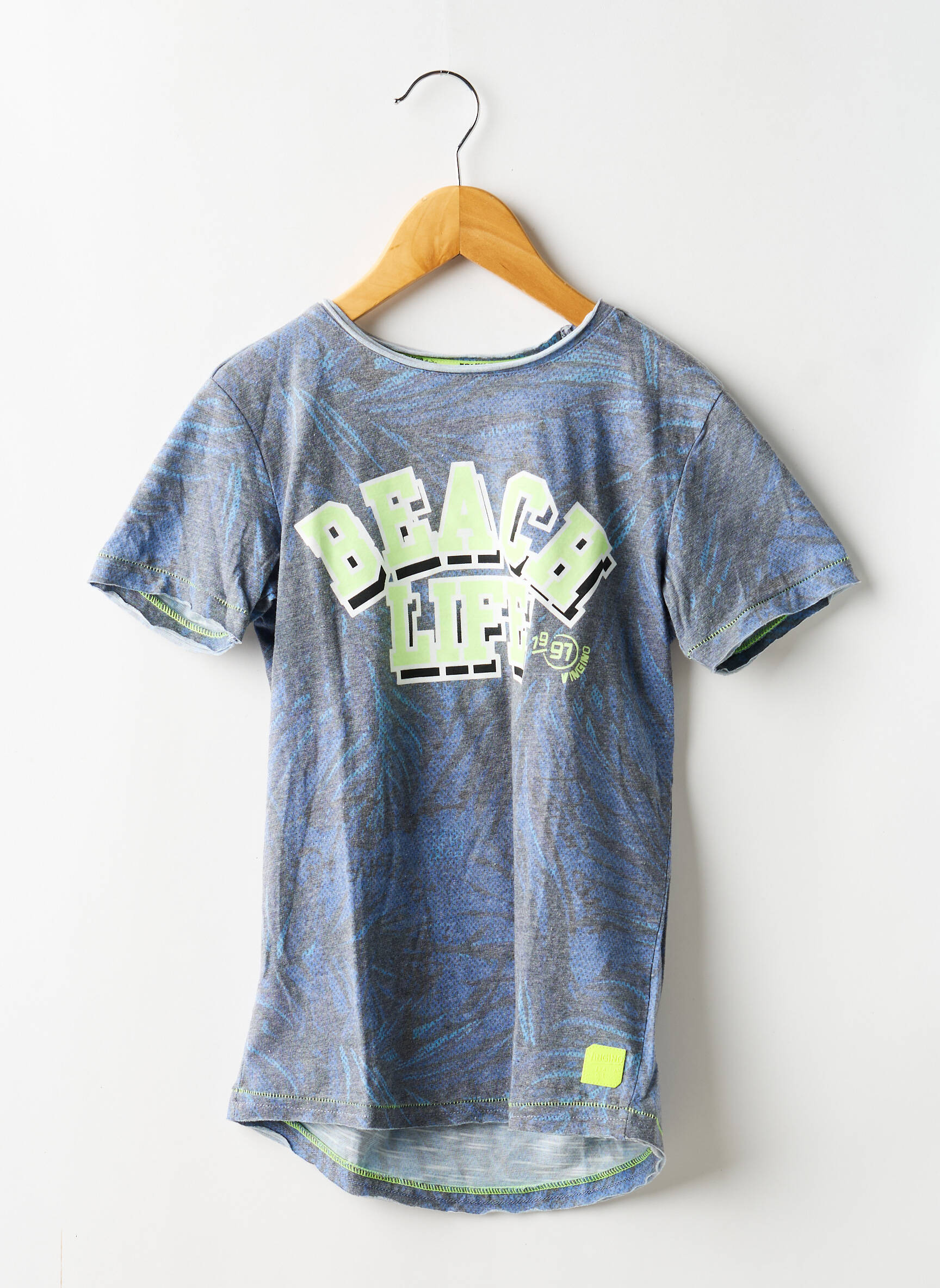 T-shirt stretch manches courtes bleu VINGINO garçon