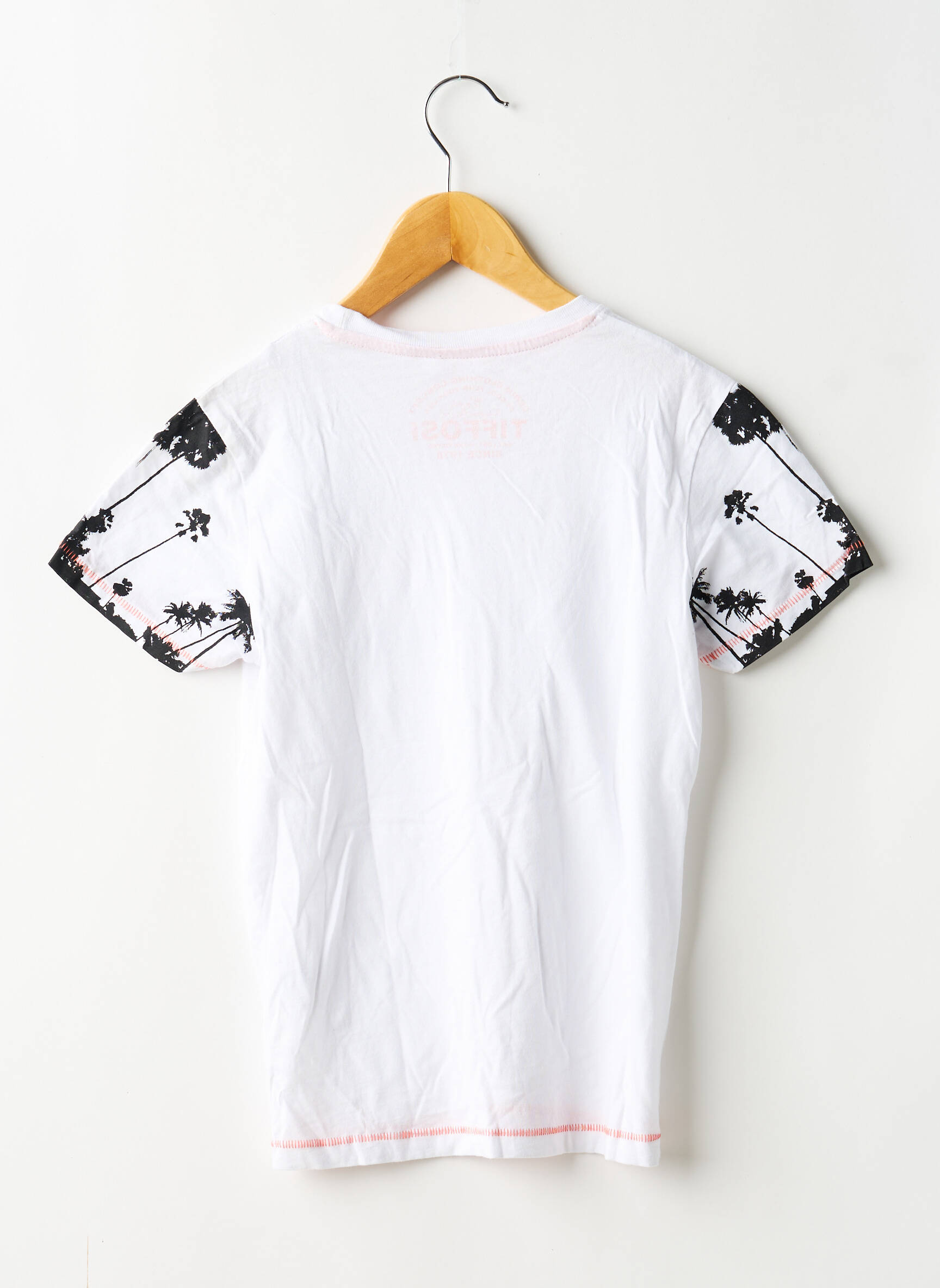 T-shirt stretch manches courtes blanc TIFFOSI garçon