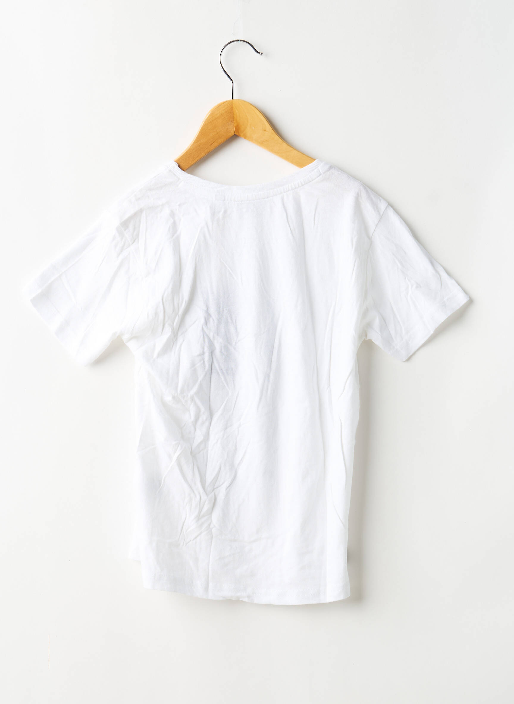 T-shirt stretch manches courtes blanc DEELUXE garçon