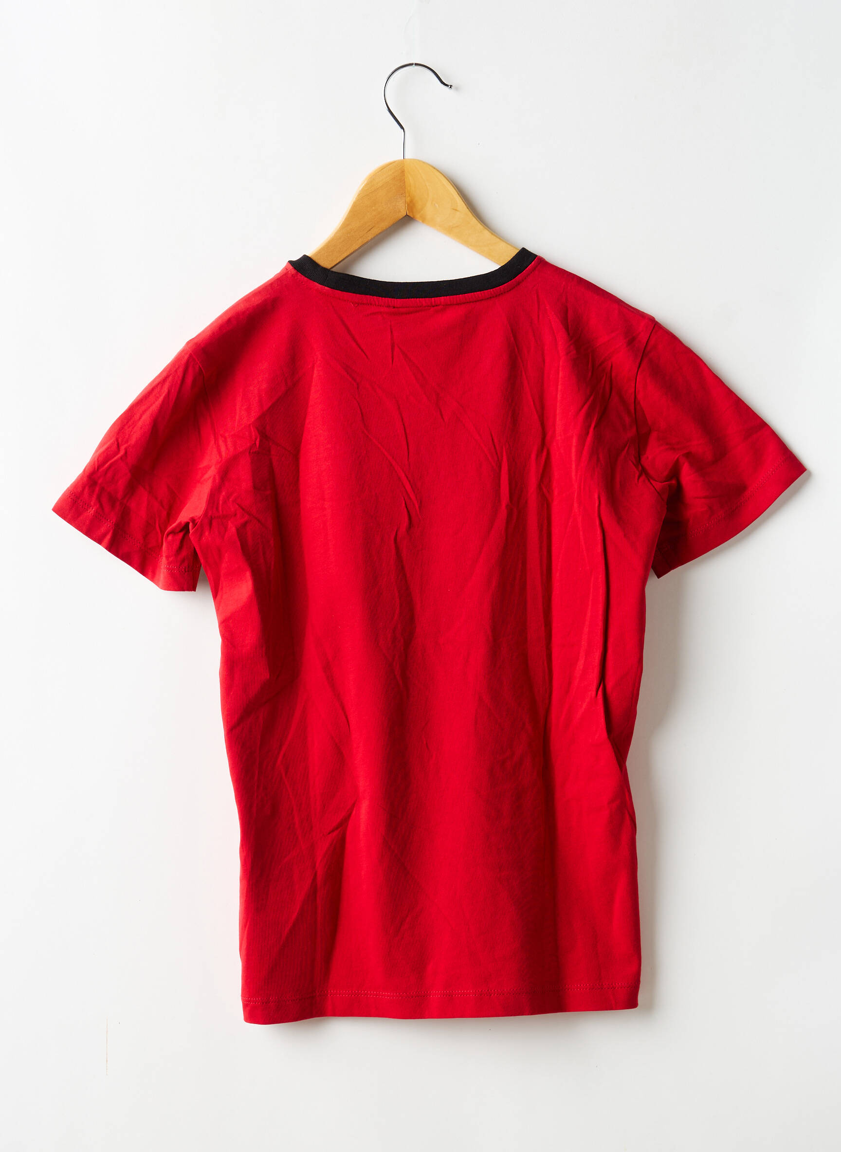 T-shirt stretch manches courtes rouge EMPORIO ARMANI garçon