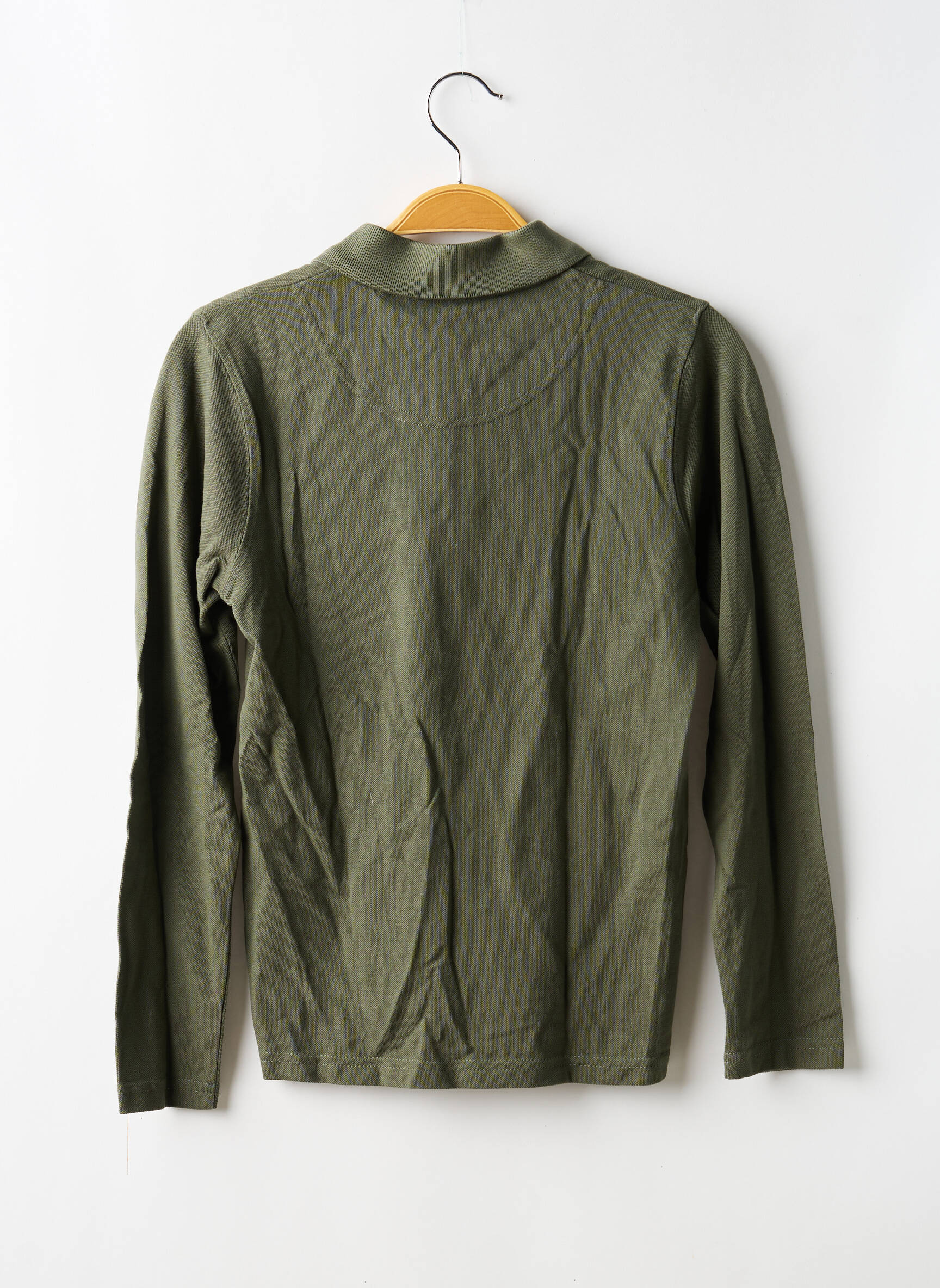 Polo manches longues manches longues vert TIMBERLAND garçon