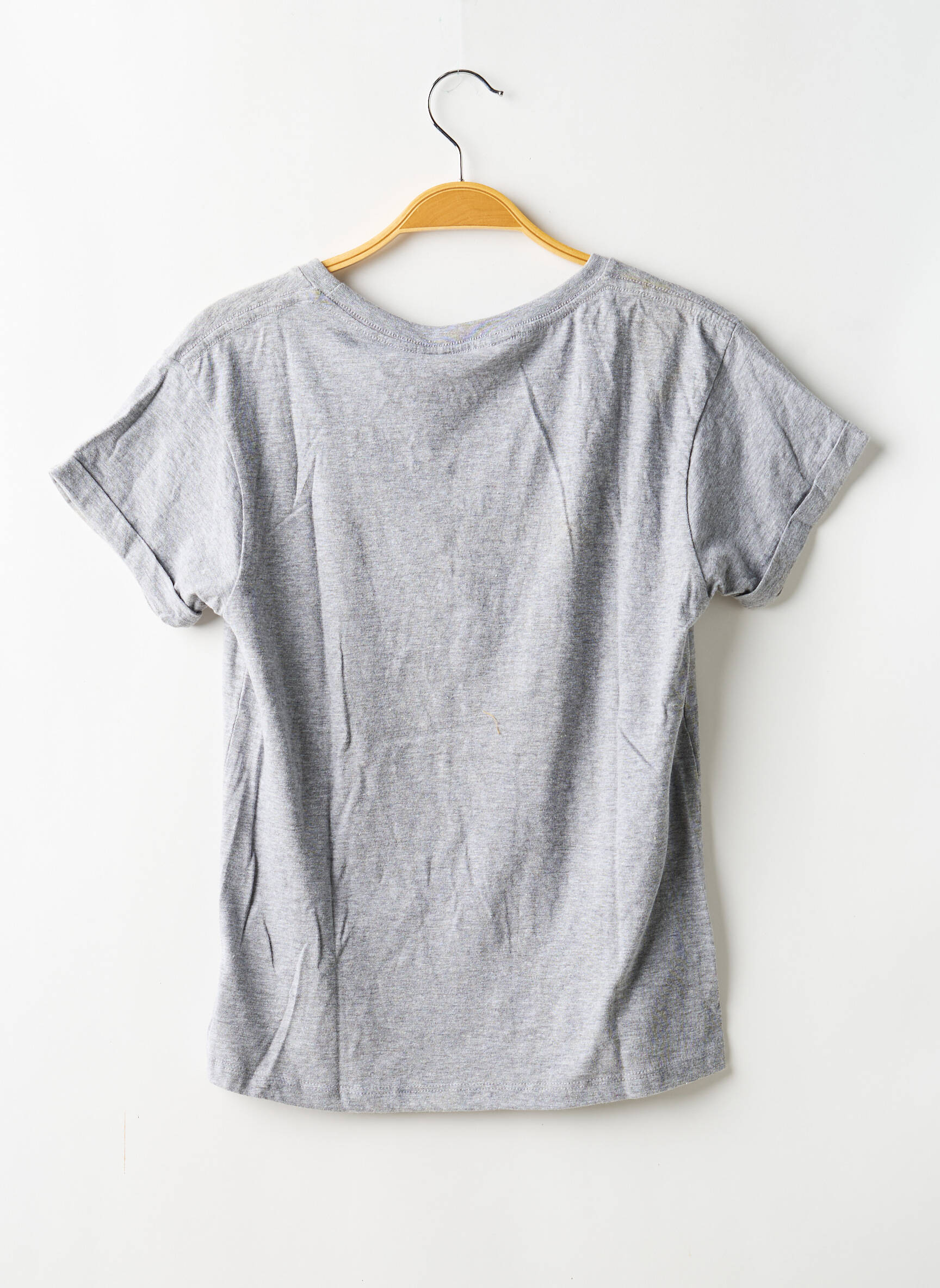 T-shirt stretch manches courtes gris ELEVEN PARIS garçon