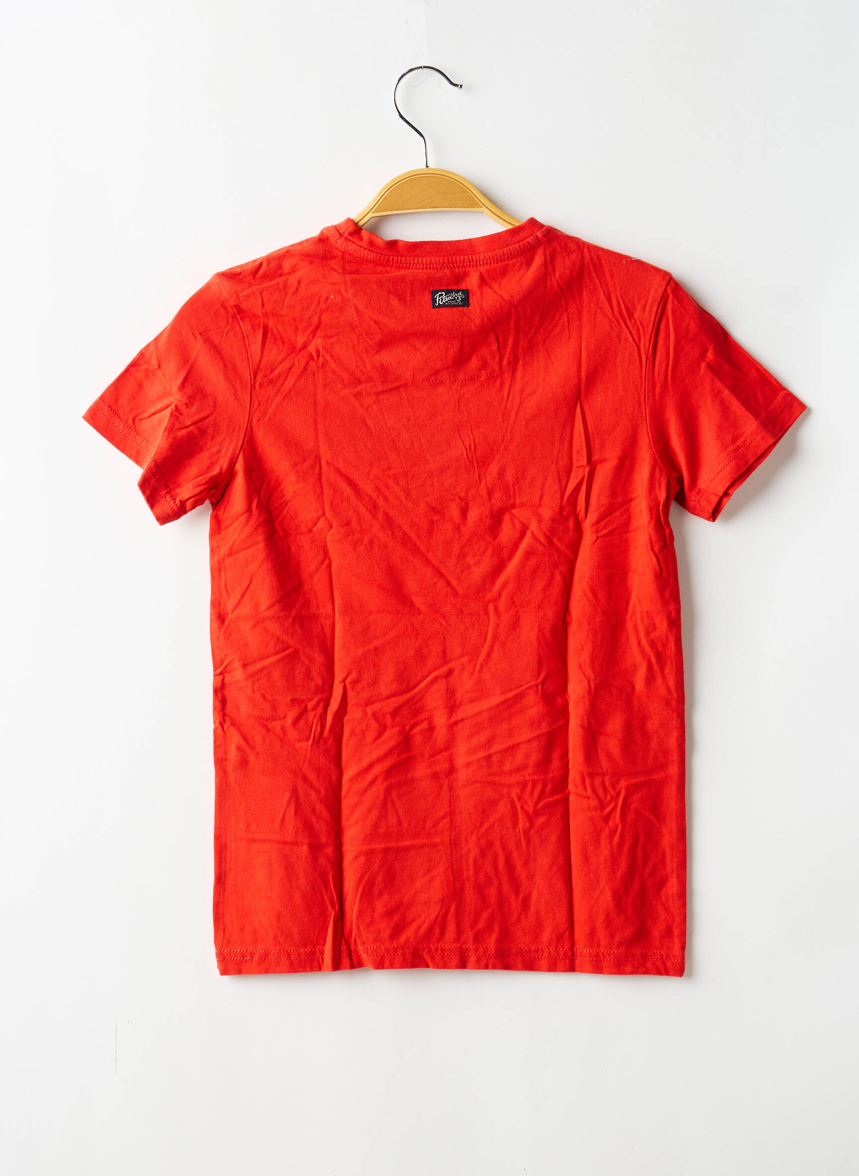 T-shirt stretch manches courtes rouge PETROL INDUSTRIES garçon