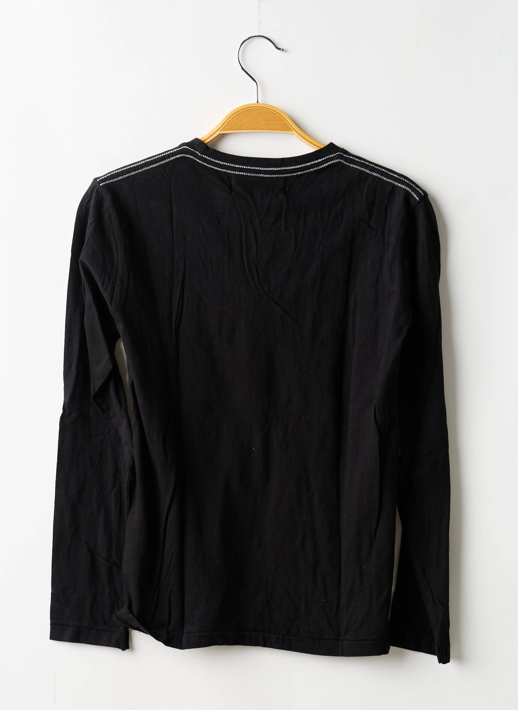 T-shirt manches longues manches longues noir KAPORAL garçon