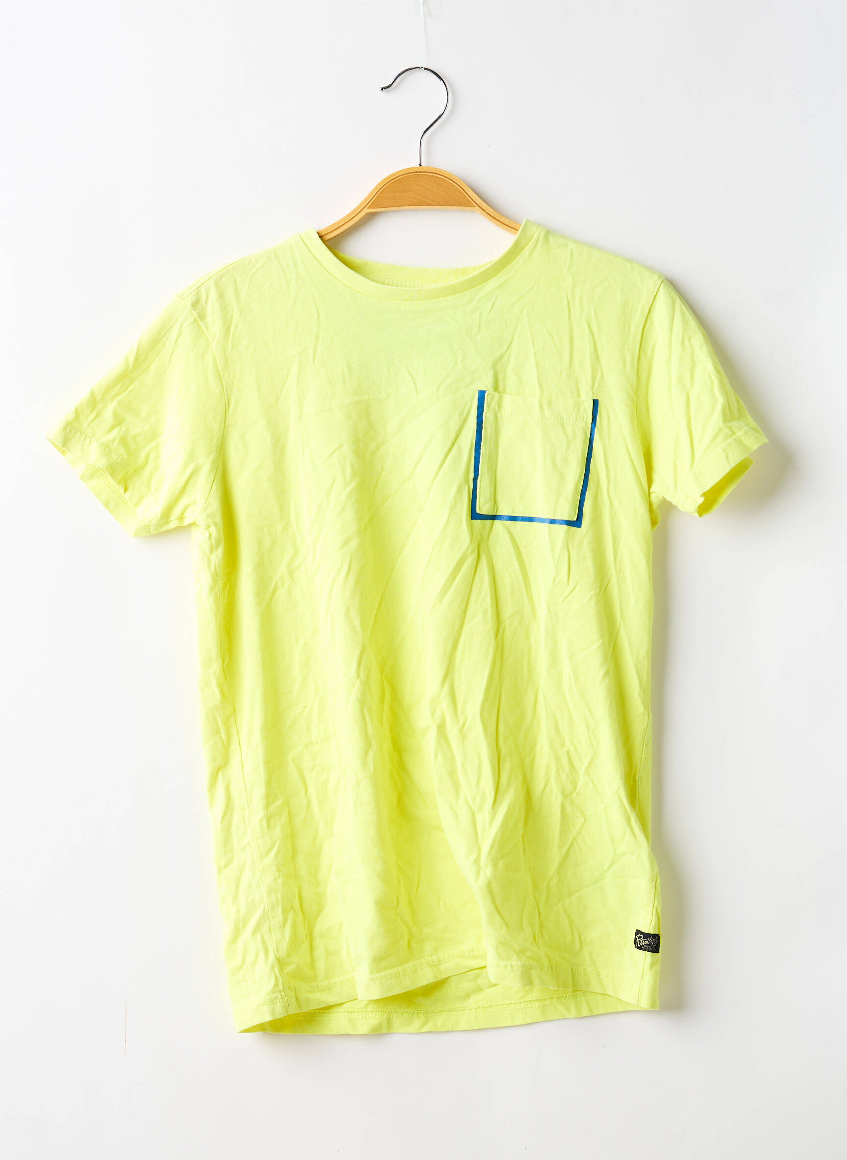 T-shirt stretch manches courtes jaune PETROL INDUSTRIES garçon