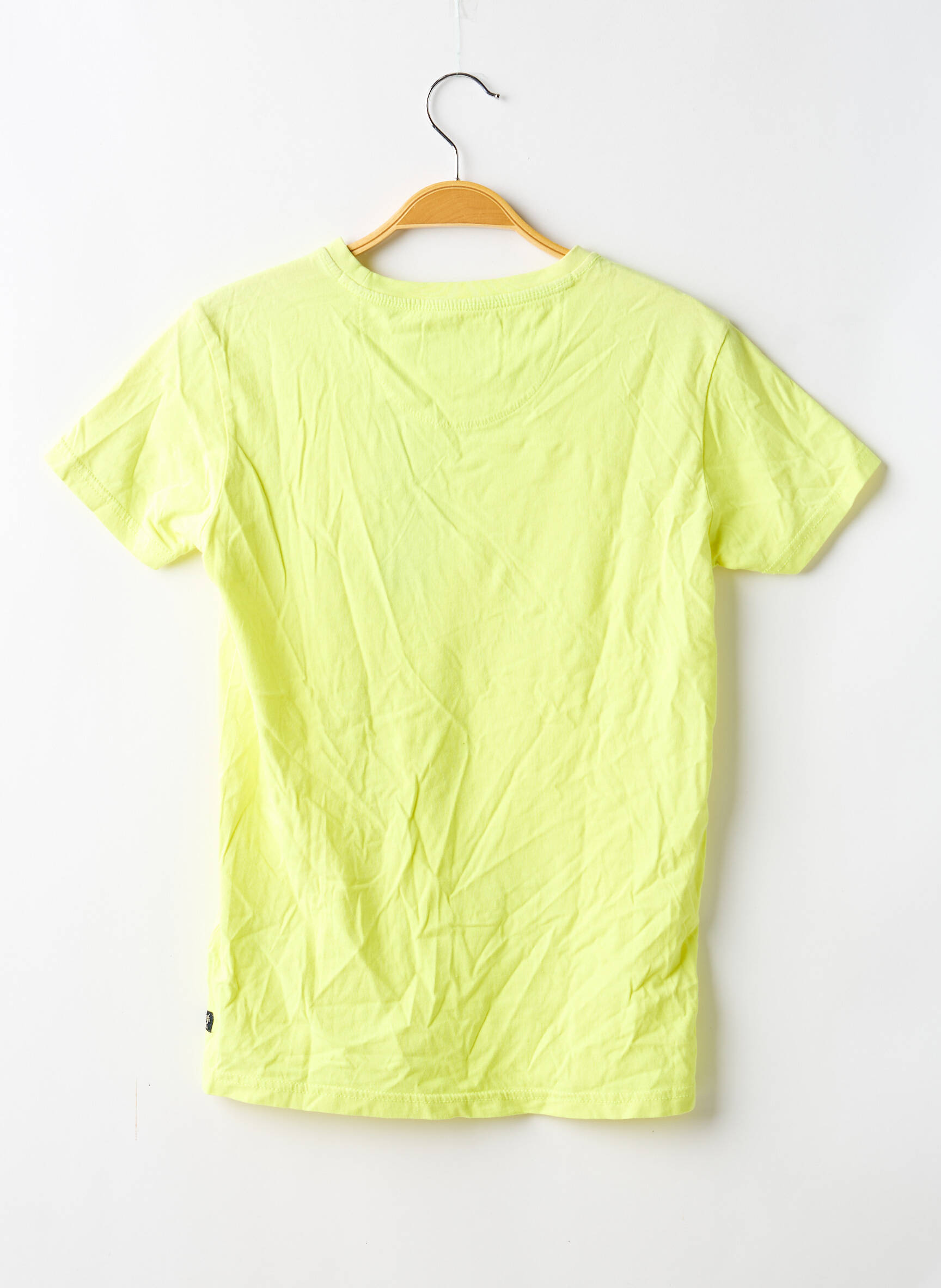 T-shirt stretch manches courtes jaune PETROL INDUSTRIES garçon