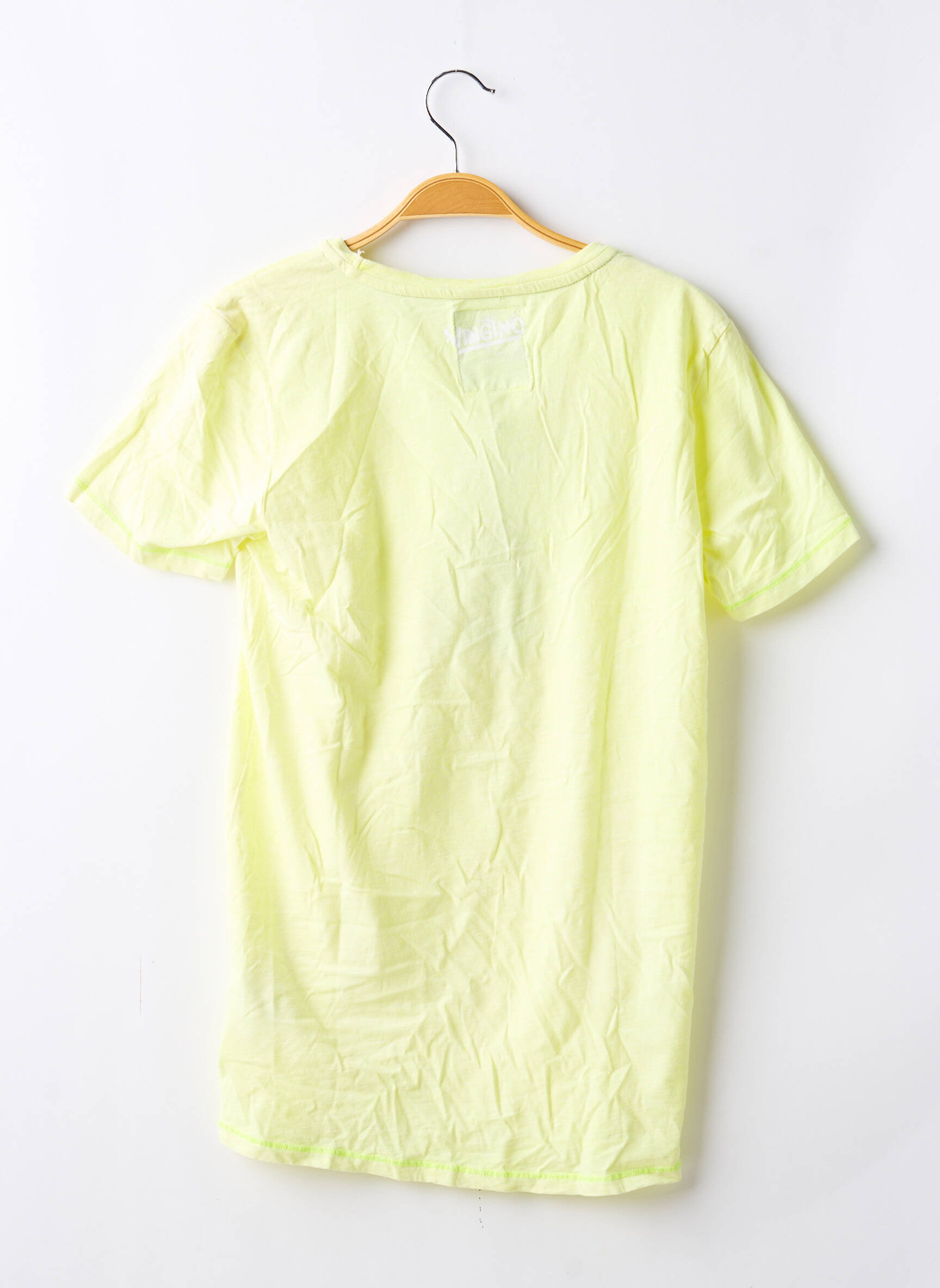 T-shirt stretch manches courtes jaune VINGINO garçon