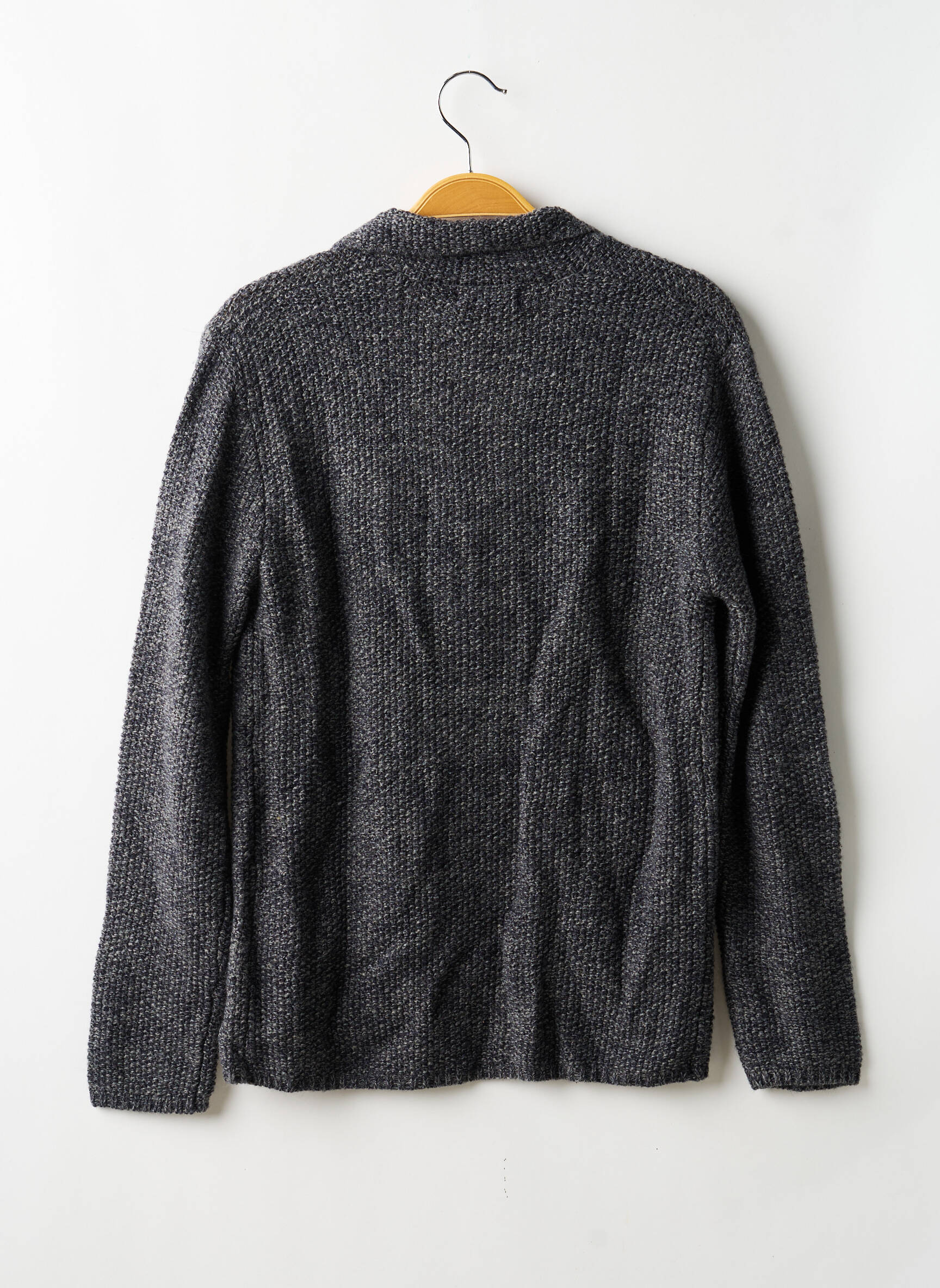 Gilet manches longues fermeture boutonnée sur le devant gris GAUDI garçon