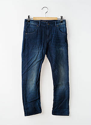 Jeans coupe slim stretch taille ajustable bleu KAPORAL fille
