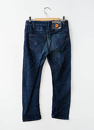 Jeans coupe slim stretch taille ajustable bleu KAPORAL fille