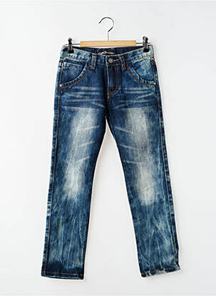 Jeans coupe slim stretch bleu DMD garçon