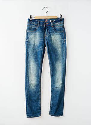 Jeans coupe slim stretch taille ajustable bleu VINGINO garçon