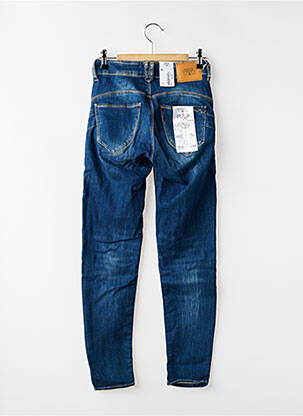 Jeans coupe slim taille haute taille haute bleu LE TEMPS DES CERISES femme