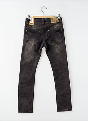 Jeans coupe slim stretch taille ajustable gris BLUE EFFECT garçon