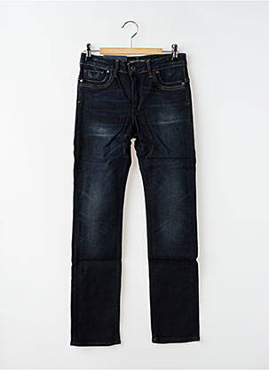 Jeans coupe droite stretch taille ajustable bleu KAPORAL garçon