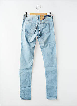 Jeans coupe slim effet usé délavé taille basse bleu KAPORAL femme