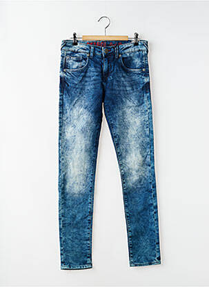 Jeans coupe slim stretch taille ajustable bleu PETROL INDUSTRIES garçon