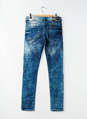 Jeans coupe slim stretch taille ajustable bleu PETROL INDUSTRIES garçon
