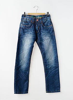 Jeans coupe slim stretch bleu ROSS CARRA garçon