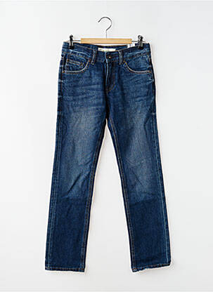 Jeans coupe droite stretch taille ajustable bleu TEDDY SMITH garçon