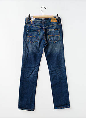 Jeans coupe droite stretch taille ajustable bleu TEDDY SMITH garçon