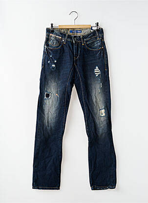 Jeans coupe droite stretch taille ajustable bleu TIFFOSI garçon