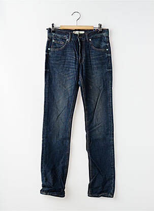 Jeans coupe slim stretch taille ajustable bleu TEDDY SMITH garçon
