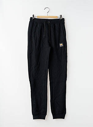 Jogging stretch taille élastique noir ELLESSE garçon