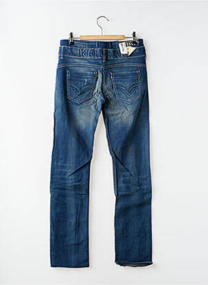 Jeans coupe droite stretch taille ajustable bleu KAPORAL garçon